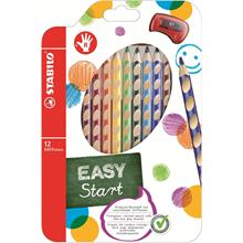 STABILO EASYcolors 12 Renkli Paket - Sağ - Kalemtraş Hediyeli
