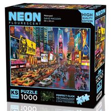 Ks Games 1000 Parça Metropol Neon Puzzle
