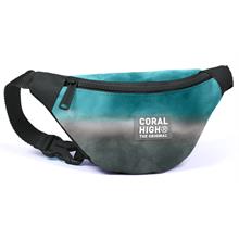 Coral High Turkuaz Gri Batik Baskılı Erkek Çocuk Bel Çantası