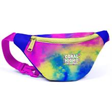 Coral High Renkli Batik Baskılı Kız Çocuk Bel Çantası