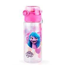 MY Little Pony 500 ml Kız Çocuk Pipetli Plastik Okul Matarası - Pembe Kapak