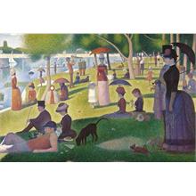 Gold Puzzle 1000 Parça La Grande Jatte ta Bir Pazar Puzzle