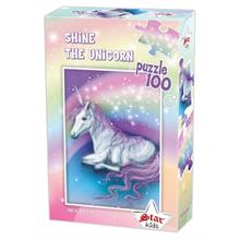 Star Puzzle 100 Parçalık Çocuk Puzzle - Unicorn Shine