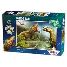 Star Puzzle 150 Parçalık Dinostar Çocuk Puzzle/Yapboz