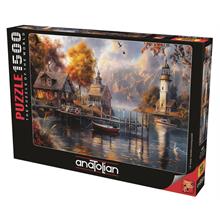 Anatolian 1500 Parça Gölde Sonbahar Puzzle - Michele Farella