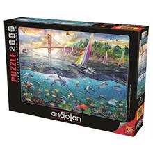 Anatolian 2000 Parça San Francisco Köprüsü Puzzle - Adrian Chesterman