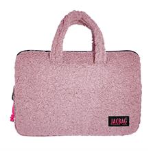 Jacbag Teddy Peluş Pembe Kız Çocuk Notebook Laptop ve Evrak Çantası