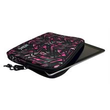 Jacbag Pembe Geometrik Kız Çocuk/Kadın Tablet Çantası/Kılıfı (Suya Dayanıklı Malzeme)