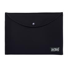 Jacbag Siyah A4 Çıtçıtlı Dosya Defter Tablet ve Evrak Çantası